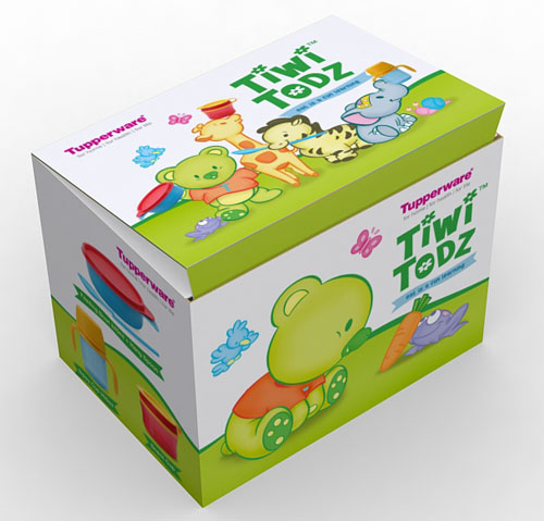 Illustration For Tupperware Kids Product Line - Creative Clutters