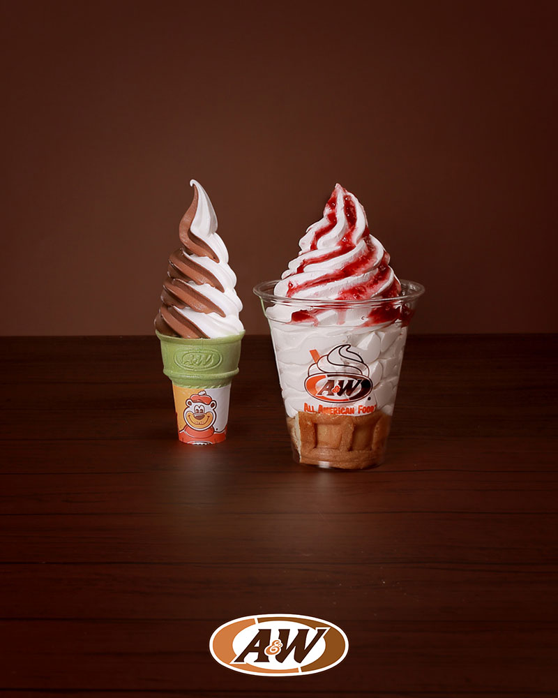 Food photography for A&W , by Creative Clutters