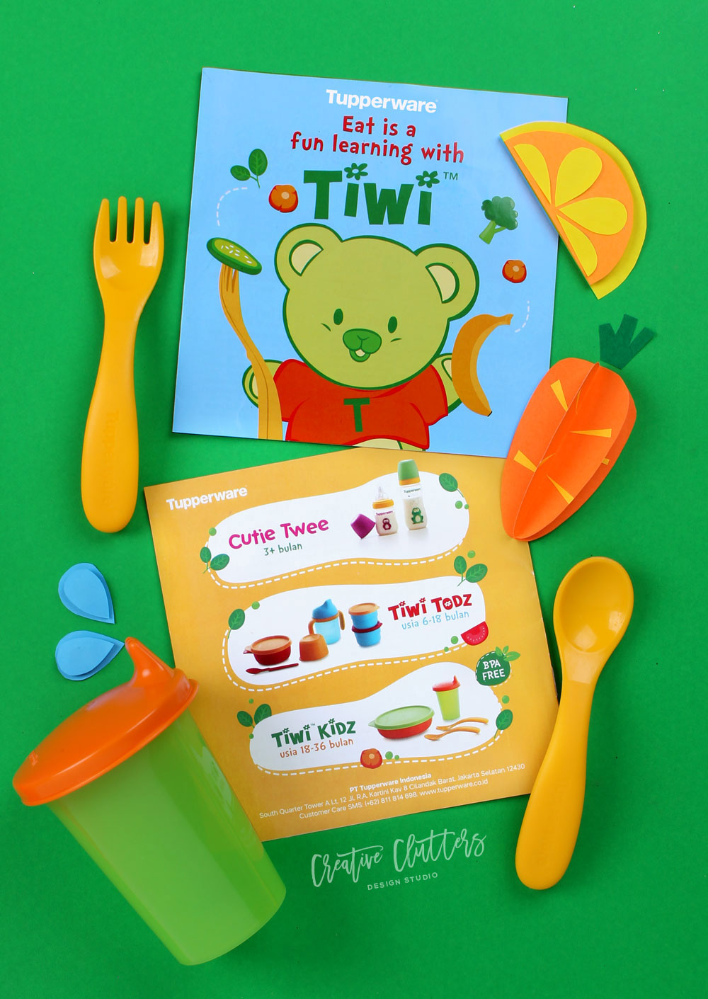 Illustration for Tupperware Kids Product Line, by Creative Clutters